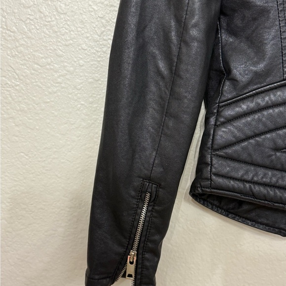 Blank NYC Black Leather Moto Jacket - Picture 8 of 11